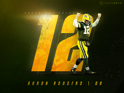 Aaron Rodgers Artwork aaron rodgers art artwork football green bay nfl packers qb rodgers