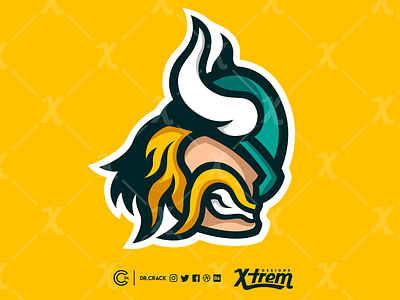 Viking Premade Logo (FOR SALE) brand branding esport logo esports esports logo gaming logo mascot mascot logo viking viking logo vikings