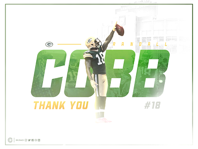 Randall Cobb Artwork artwork cobb drcrack football football designs football edits green bay green bay packers illustration lambeau field nfl packers randall cobb titletown wisconsin