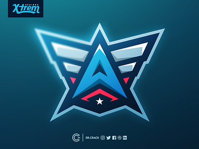 Arise Logo brand dr.crack drcrack esport esports gaming logo stream team streamer team twitch