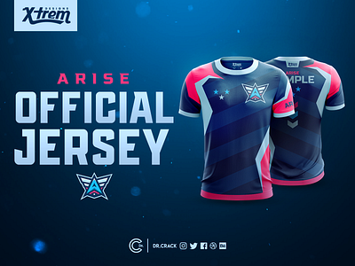 Arise Jersey esport esports gaming jersey jersey design uniform uniform design uniforms