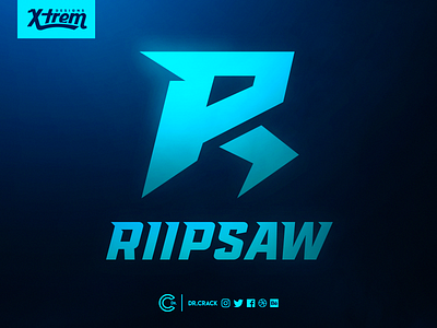 Riipsaw Logo brand branding esport esports gaming icon logo redesign symbol wordmark