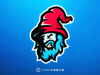 Wizard Mascot Logo esport esports gaming logo mascot mascot logo wizard wizard logo wizards