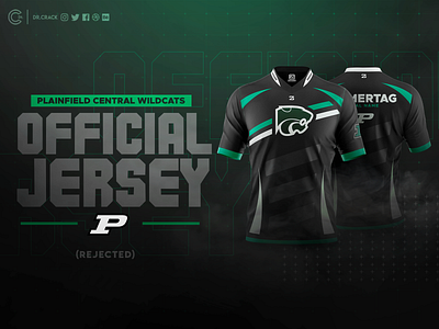 Plainfield Central Rejected Jersey Design brand esport esports gaming jersey jersey design photoshop school uniform