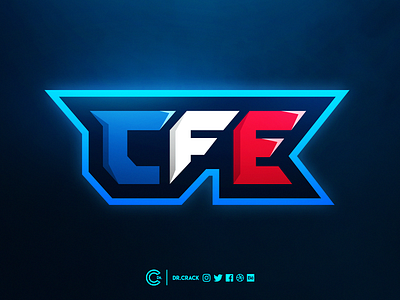 CFE Logo brand branding cod dr.crack drcrack esport esports gaming letter lettering logo logotype mascot logo wordmark
