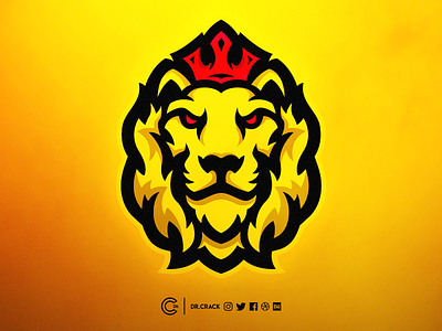 Lion Mascot Logo By Alec Des Rivières On Dribbble