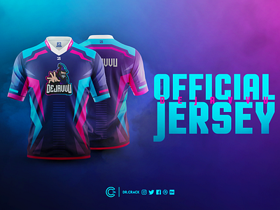 Dejavvu Jersey esport esports gaming jersey jersey mockup mockup stream streamer