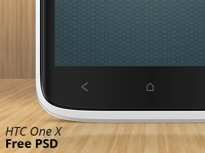 Free Htc One X PSD android free free psd freebie htc htc one x one x phone promo ui