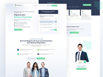 Netreputation | Landing Page Concept dailyui design free landing page product landing sass sass design sass landing sass web design treands ui user inteface ux web design