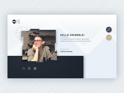 Hello Dribbble! debut hello dribbble ui design