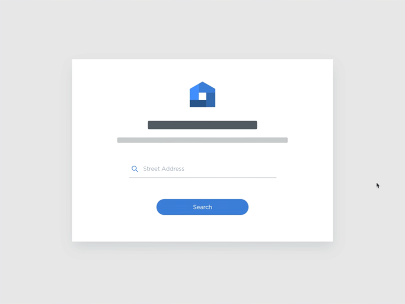 Search Widget form house interaction design search ui design