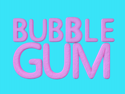 Bubble Gum bright colors bubble gum bubblegum c4d cinema4d colorful gum octane