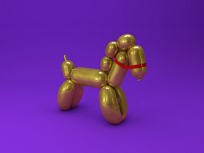 Inflatable horse 3d bright colors c4d character cinema 4d cinema4d design gold object horse inflatable octane octane render