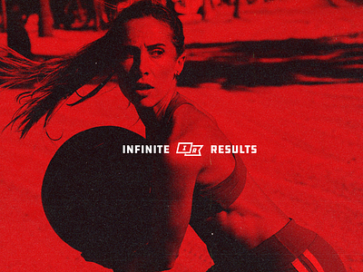 Infinite Results - Photo treatment branding design fitness gym icon design identity identity design logo