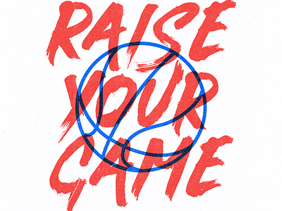 Bradley Beal Elite “RAISE YOUR GAME” Banner banner basketball branding brush design grain grit hoops identity identity design illustration nba nike texture