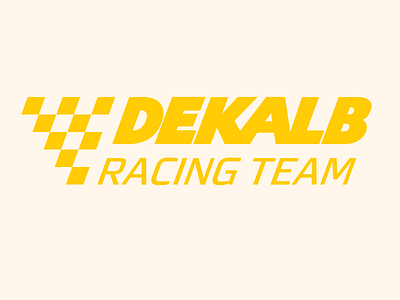 Dekalb Racing Logos branding car design fast flag icon icon design identity identity design logo motorsport nascar race car racetrack racing typography vector