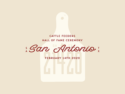 Cattle Feeders Hall Of Fame Pt. II branding bulls cattle ceremony country cowboy identity identity design illustration logo rodeo san antonio texas texture typography vector western westworld