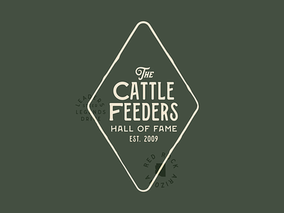 Cattle Feeders Hall Of Fame Pt. III arizona badge badge logo branding cattle design distressed icon design identity identity design illustration lockup logo texas texture typography vector western westworld