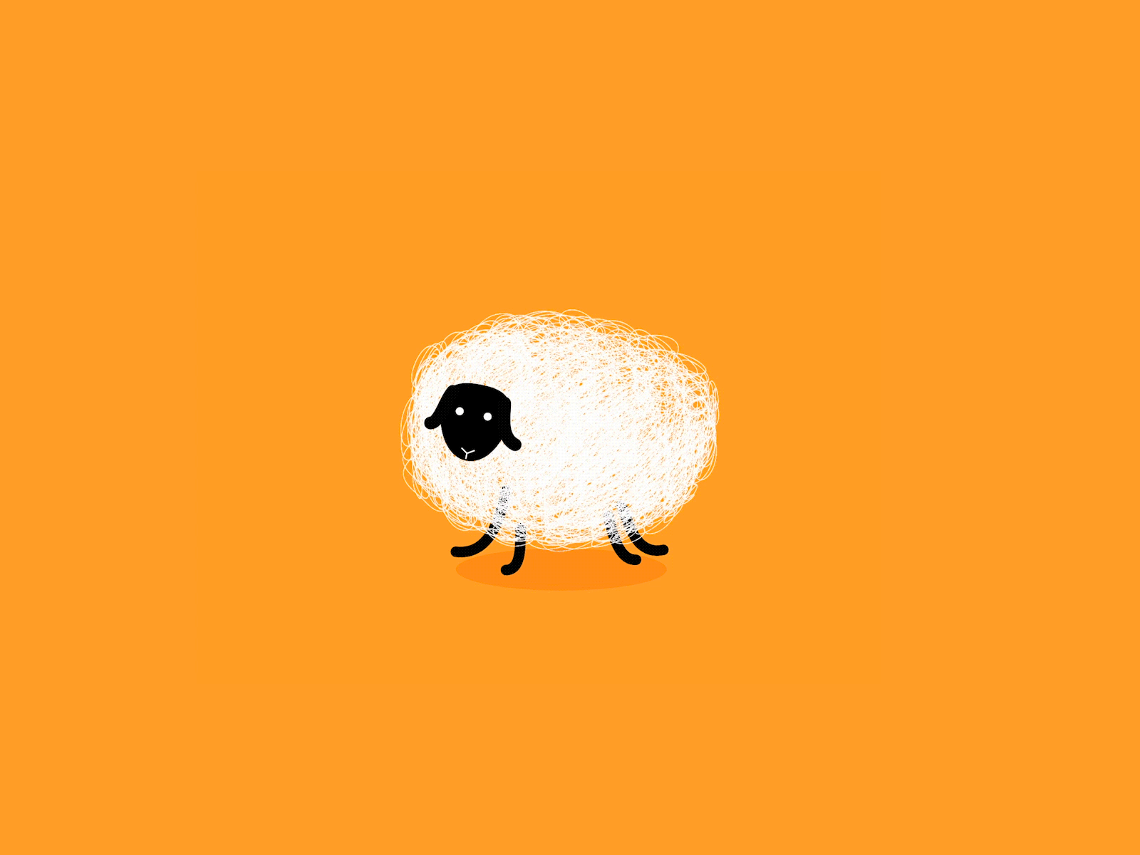 Little Sheep animals animation design illustration