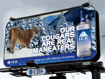 Banff Ice Vodka advertising alcohol billboard