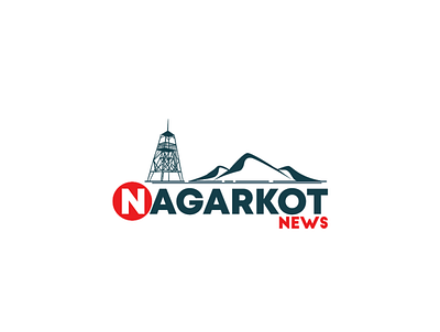 Nagarkot News brandlogo design graphic design graphic art logo logo design media logo n logo nagarkot news news logo photoshop photoshop art