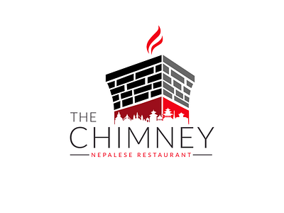 The Chimney Nepalese Restaurant Logo design