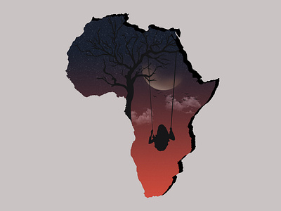 Africa design graphic design graphic art graphic artist logo photoshop photoshop art vector vector animation vector artwork