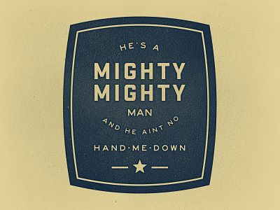 Mighty Mighty Man brown man mighty packaging roy test