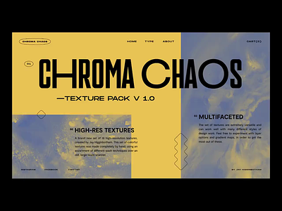 Chroma Chaos 03 branding houston texas texture ui website