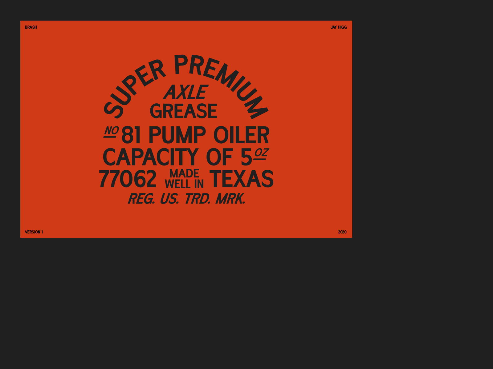 Brash Font Release! flag font heritage modern oldschool sign signpainter typeface vintage
