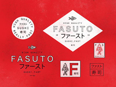 Fasuto branding fast houston quality sushi texas