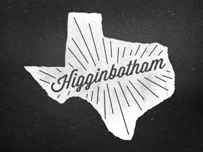 Higginbotham Stamp higginbotham houston stamp texas wisdom script