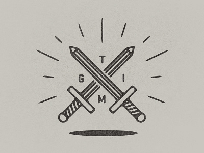 Thank God It's Monday monday pencil sword tgim