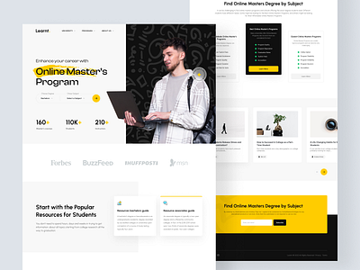 Learnt - Education Landing Page