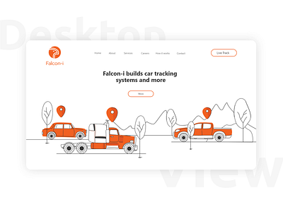 Car Tracking Website UI