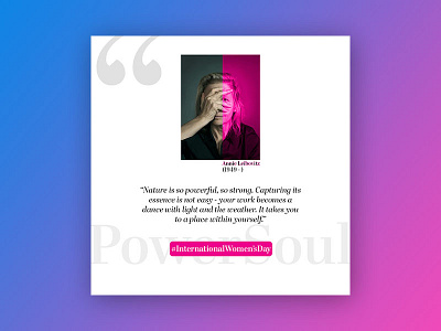 Social Media Campaign campaign social media typography womens day