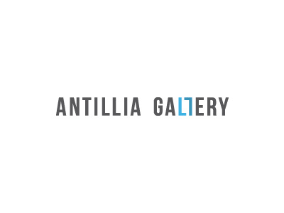 Simple, simple - Antillia Gallery Logo antillia blue frame gallery grey logo