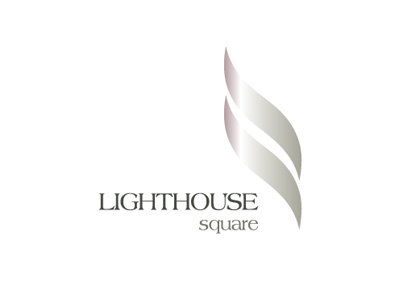 Lighthouse Square > Option3 branding lighthouse logo shopping center square