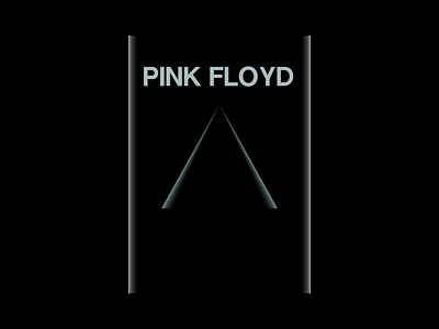 Pink Floyd Poster 3d dark side of the moon design illustration pink floyd poster