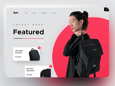 🛒🧥 [Concept] Fashion ecommerce website