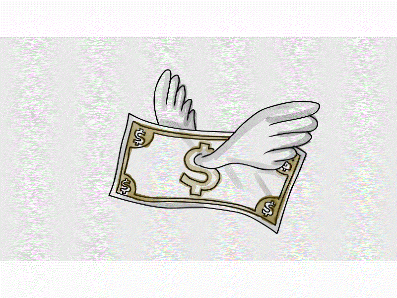 US Dollar Bill With Wings Watercolor 2D Animation 2d animation 720p animated animation capitalism currency denomination dollar dollar bill flight flying hd high definition money motion graphics notes united states currency united states dollar us dollar wings