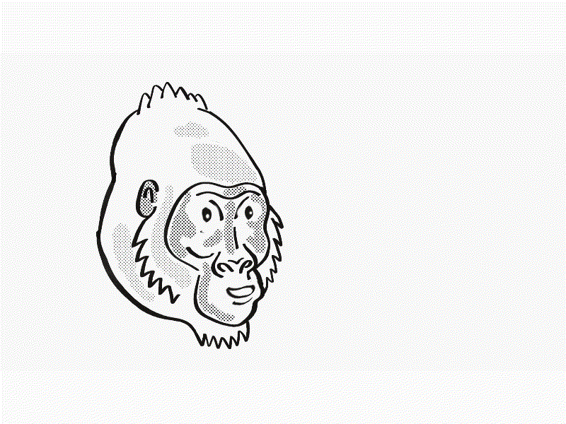 Gorilla Blowing Smoke Skull Drawing 2D Animation 2d animation animation ape cloud drawing electronic cigarette gorilla human skull monkey primate ring skull skull shape smoke smoking vape vaping vapor vaporizer vapour