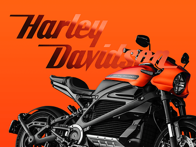 Harley Davidson artdirection branding design digitalart minimal photoshop