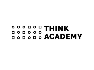 Think Academy Logo branding design geometic icon logo minimal vector visual