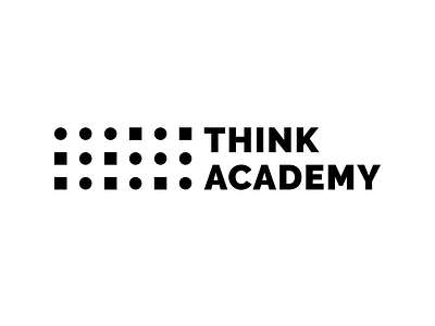 Think Academy Logo branding design geometic icon logo minimal vector visual