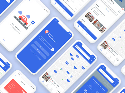 Parking Place Booking App app booking booking app design first design hello dribbble ios mobile mobile app skecth typography ui ux