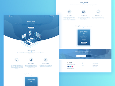 Squad - Landing Page