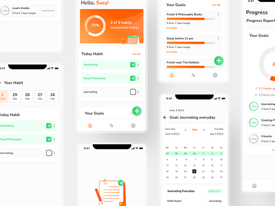 Habita: Habit Tracking App Concept