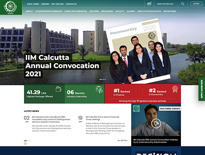 Web Design - IIM-Calcutta best web designer kolkata