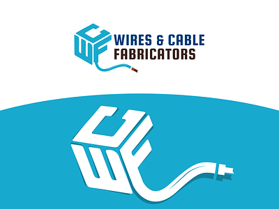 WIRES & CABLE Logo art branding illustration logo logo design modern pioneer technology typography vector